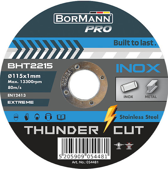Bormann Cutting Disc Metal Hole Diameter 115mm 50pcs