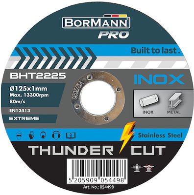 Bormann 054498 Cutting Disc Metal Hole Diameter 125mm 1pcs