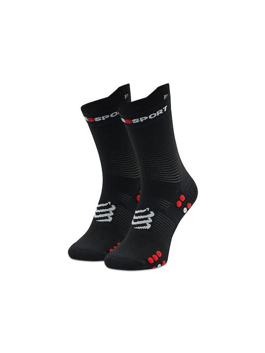 Compressport Racing Laufsocken Schwarz 1 Paar