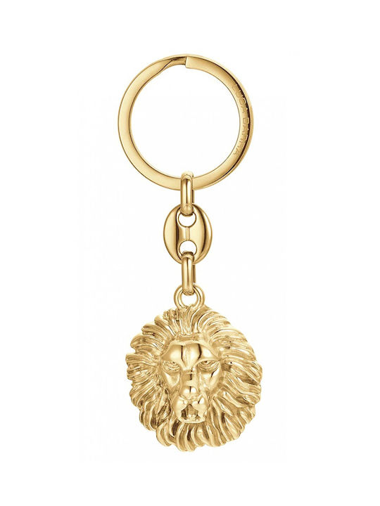 Luca Barra Keychain Metallic Gold