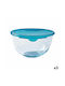 Pyrex Cook Σετ Γυάλινα Δοχεία Φαγητού Μπλε 22x22cm 3τμχ