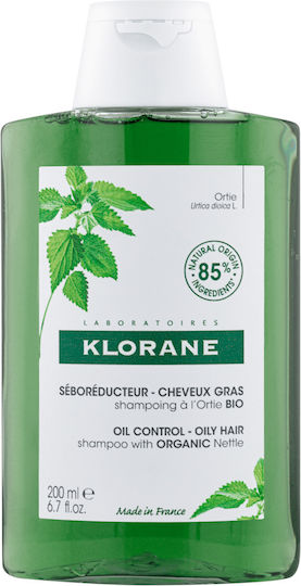 Klorane Oil Control Nettle Σαμπουάν Όγκου για Λιπαρά Μαλλιά 200ml