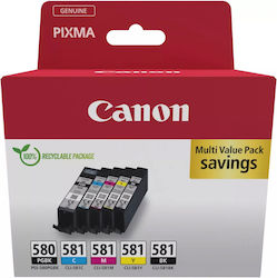 Canon CLI-581 2078C007 Оригинално Мастило InkJet Черно / Множество (Цвят)
