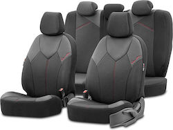 Auto Gs Set Huse Auto 11buc Piele Signature Design Negru