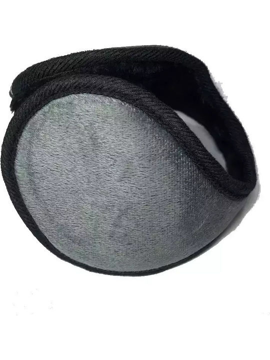 Unisex Earmuff Πλεκτό σε Μαύρο χρώμα