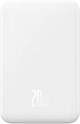 Baseus Mini 5000mAh 20W Λευκό