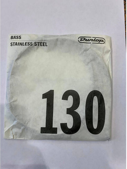 Dunlop Μονή Stainless Steel Χορδή 130" για Μπάσο
