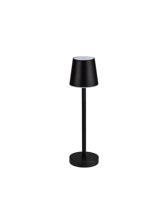 V-TAC Metal Table Lamp LED with Black Shade and Base