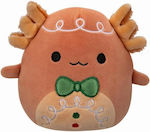 Jazwares Plush Squishmallows Den the Axolotl Gingerbread Christmas for 3+ Years 19 cm