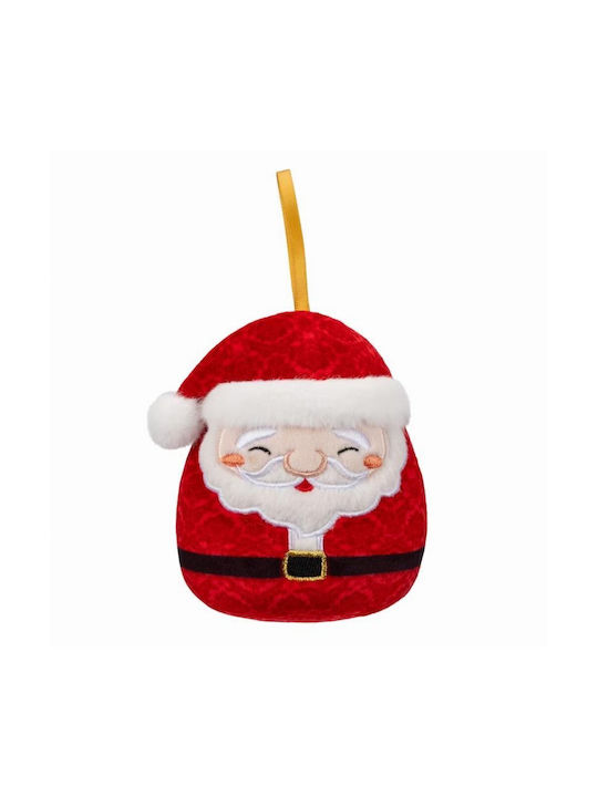 Jazwares Λούτρινος Weihnachtshänger Weihnachtsmann Stoff Rot 10cm Nick der Weihnachtsmann