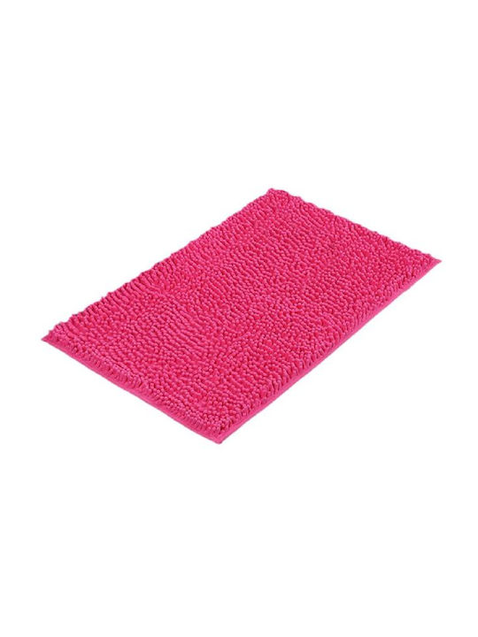 Rutschfest Badematte Synthetisch,Polyester/Cotton/Leather Rechteckig 2439-0156 Fuchsia 40x60cm