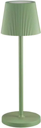 Bot Lighting Emma Metal Lampă de masă LED cu Abajur Verde și Bază Pale Green