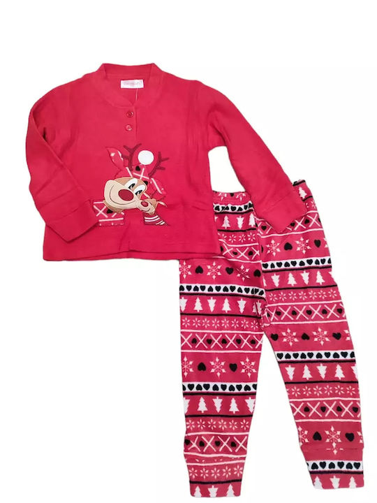 Cocobaci Kids Pyjamas Winter Fleece ''Children's Christmas Fleece Pajamas'' does not mention any color.