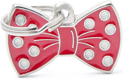 My Family Charms Dog ID Tag Pink Metal Personal...