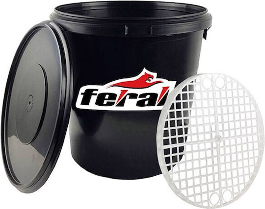 Feral Mop Bucket Plastic Capacity 18lt Black