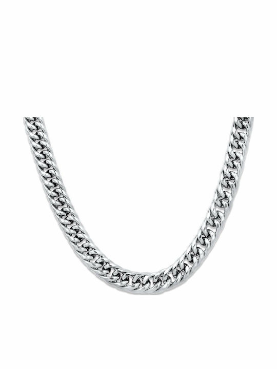 Goldjewels Chain Neck made of Steel Wide Thickness 9mm and Length 55cm