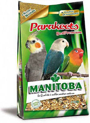 Manitoba Parakeets Best Premium Τροφή για Μεσαίους Παπαγάλους 1kg