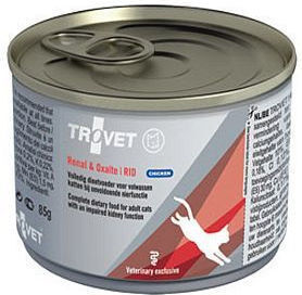 Trovet Oxalate Υγρή Τροφή για Γάτες σε Κονσέρβα με Κοτόπουλο 6x100gr