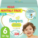 Pampers Tape Diapers Premium Protection No. 6 for 13+ kgkg 228pcs