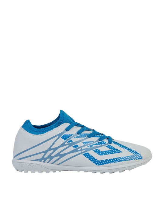 Umbro Veloce Lt Ii TF Low Football Shoes with Molded Cleats White