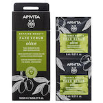 Apivita Express Beauty Olive Scrub Προσώπου 16ml