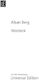 Chester Music Publications Berg - Wozzeck Op. 7 Παρτιτούρα για Φωνή