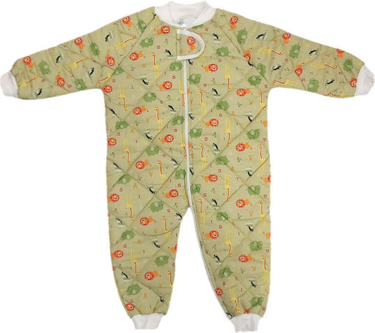 Baby Star Iarna Sac de dormit cu picioare Lion Green