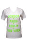 Women's Sports T-shirt White/Green