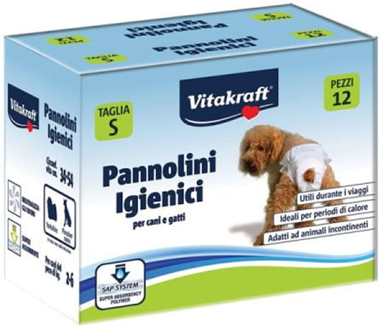 Vitakraft Hundewindeln Verwendungszweck Small 12Stück