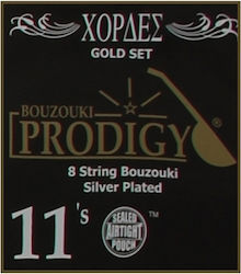 Prodigy Set of Strings for Bouzouki Gold 11s NAKM39PD00000