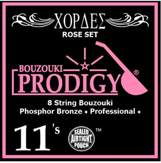 Prodigy Μονή Phosphor Bronze Χορδή για Μπουζούκι Rose