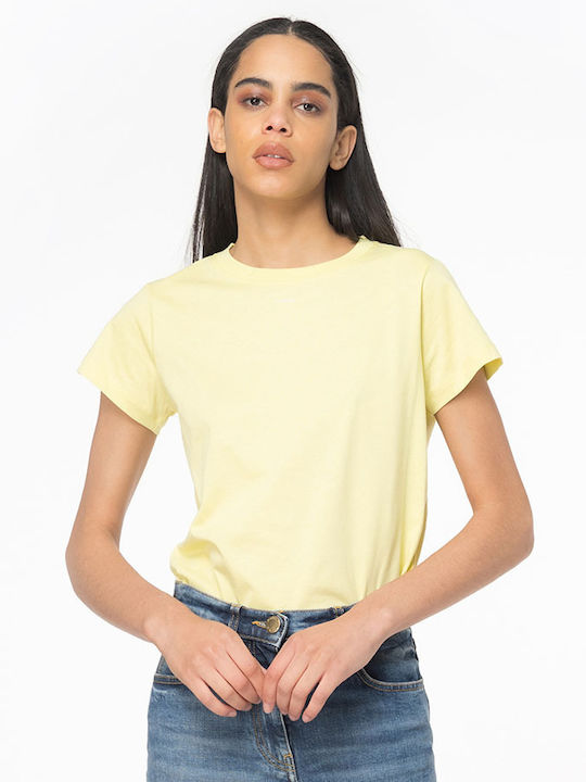 Pinko Basico T-Shirt Yellow Pinko Basico T-Shirt Yellow