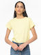 Pinko Basico Femeie Tricou Yellow