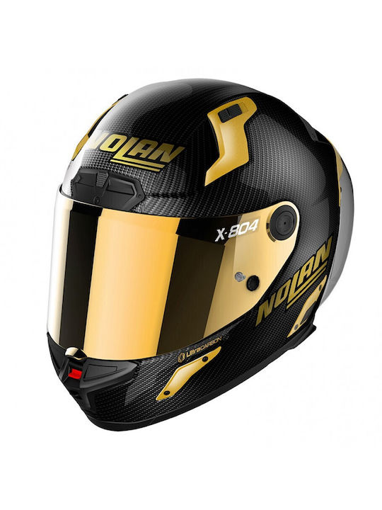 Nolan X-804 RS Ultra Carbon Golden Edition 3 Mo...