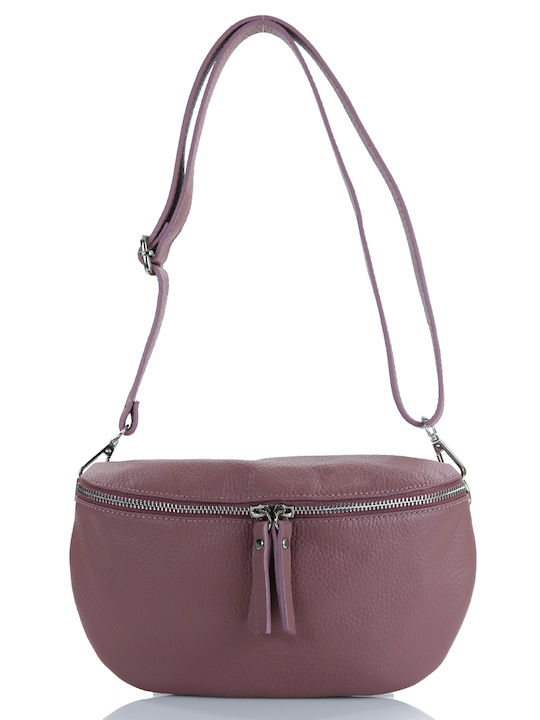 Leather Women's Bag Crossbody Pink