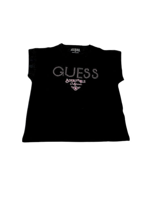 Guess Kids' T-shirt Black