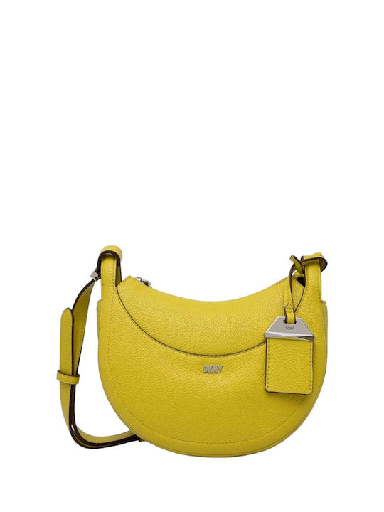 DKNY Γυναικεία Τσάντα Ώμου Κίτρινη