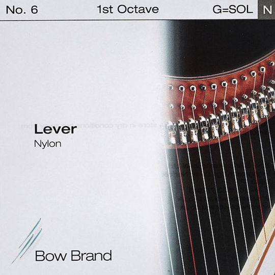 Bow Brand Single Nylon Harp String Lever of 1st Octave