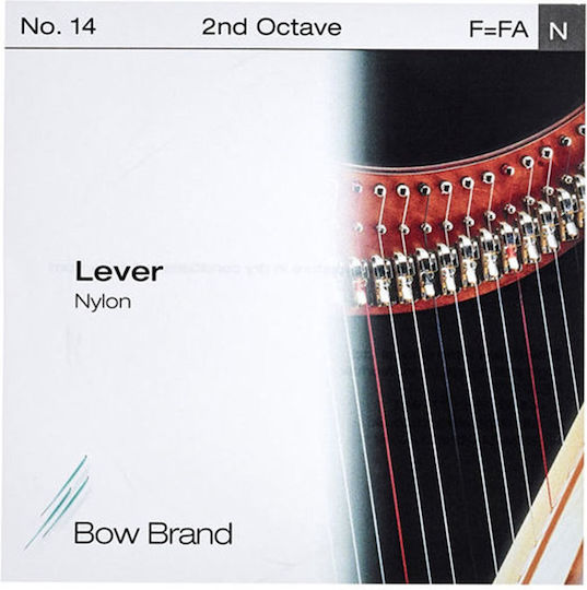Bow Brand Lever Φα F 2ης Οκτάβας Μονή Χορδή Nylon Άρπας Lever 2ης Οκτάβας