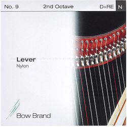 Bow Brand Μονή Nylon Χορδή για Άρπα Lever Ρε D 2ης Οκτάβας