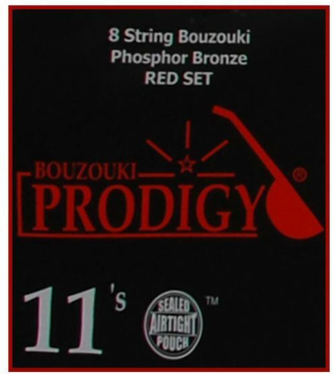 Prodigy Единична Струна за Бузуки Червена 11s