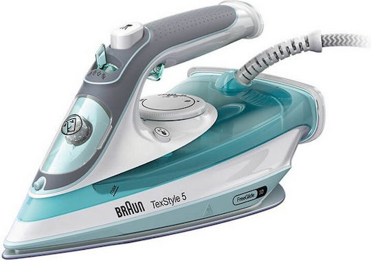 Braun Texstyle 5 Steam Iron 2700W with Ceramic Plate and Continuous Steam Supply 50g/min