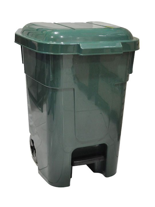 Sidirela Waste Bin Waste Plastic Green 60lt 1pcs