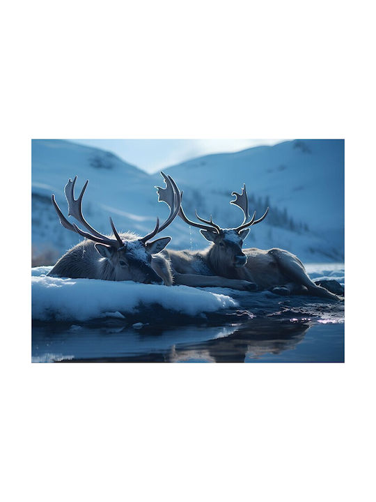 Walls Poster Reindeer On Snow