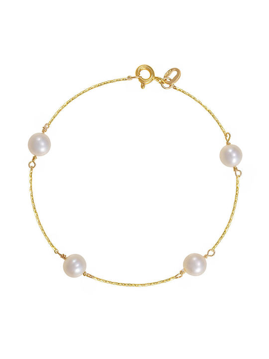 Ioannis Kosmima Bracelet made of Gold with Pearls