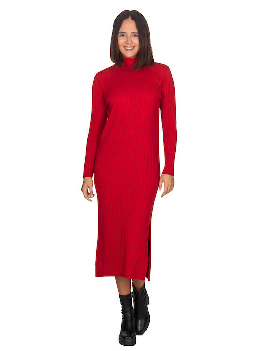 Vera Mini Φόρεμα Πλεκτό Κόκκινο