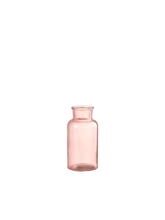 Decorative Vase Glass Pink 16x16cm 1pcs