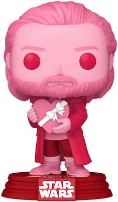 Funko Pop! Filme: Star Wars - Valentines S4 Obi-wan Kenobi 671 Cap de bobble