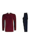 Relax Anatomic Catifea Burgundy