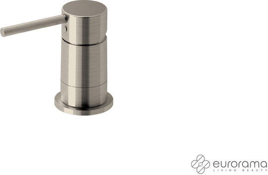Eurorama für für Waschbecken 1 Ausfahrt Edelstahl Silber